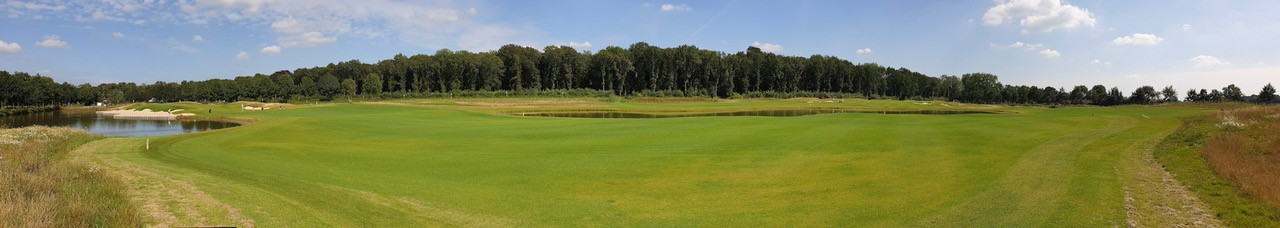 Panorama van de baan - Golfclub de Haar in 2021